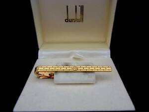 ■美品■№0029【ｄunhill】ダンヒル【ゴールド】■タイピン ネクタイピン♪