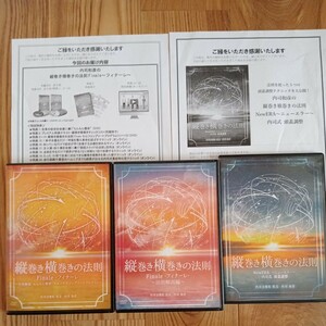 内司和彦の縦巻き横巻きの法則Finale　テキスト付　内司和彦の縦巻き横巻きの法則NewERA〜ニューエラー〜 内司式頭蓋調整　フルセット