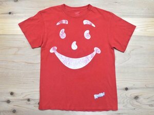 USA古着 Kool-Aid オフィシャル ロゴ Tシャツ sizeL 赤 レッド クールエイド 粉末飲料 食品 ジュース 企業 会社 アメリカ アメカジ