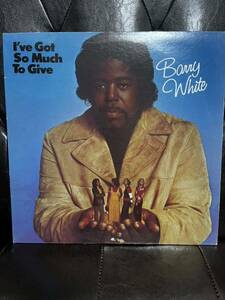 名盤　USオリジナル　Barry White I