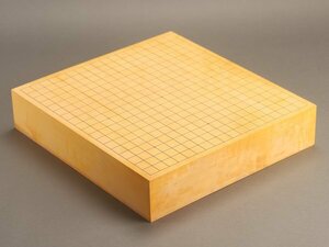 【流】囲碁道具 本榧 卓上 置碁盤 盤厚9.2ｃｍ KV200