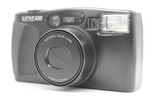 【返品保証】 京セラ Kyocera LYNX120 ブラック 38-120mm コンパクトカメラ C7489