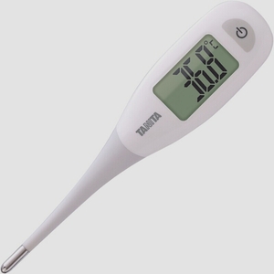 送料無料★タニタ 電子体温計 デジタル BT-471-WH ホワイト 乳幼児や要介護者の脇にも当てやすい