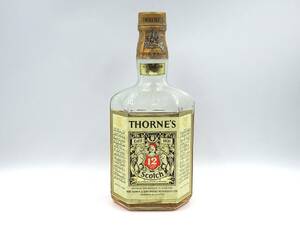 ◇【訳あり】THORNE’S/ソーンズ/12年/ウイスキー/古酒/750ml/43％/液減りあり/未開栓