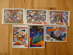 1989年 1991年製 BANDAI バンダイ カードダス ガンダム パッケージコレクション カード キラ プリズム ６枚セット