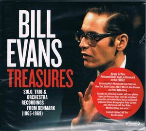 ライヴ発掘音源2CD★ビル・エヴァンスBill Evans/Treasures- Solo, Trio & Orchestra Recordings From Denmark (1965-1969)