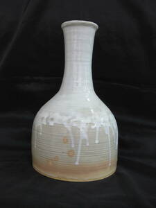 ■IK 萩焼 花器 花入 壺 置物 花瓶 焼物 日本 和風 和調 / インテリア装飾 オブジェ ディスプレイ 小道具 などにも
