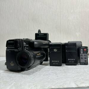 [K2960 ]SONY Handycam ソニー ハンディカム 8x HI-Fi Stereo CCD-TR705 バッテリー バッテリーチャージャー付