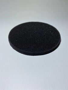 送料無料 新品 トップパッド リペア用 厚さ10mm 直径120mm 円形 ブラック 黒 スポンジ ビンテージ ヘルメット　vintage helmet BELL BUCO