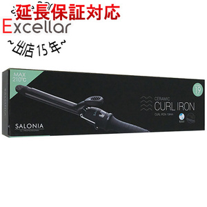 SALONIA セラミックカールアイロン 19mm SL-008AB オールブラック [管理:1100056076]