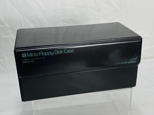 美品 3.5インチ フロッピーディスクケース 磁気遮蔽タイプ1500ガウス 40枚収納 ライオン事務器 MMGC-40 II-240224002
