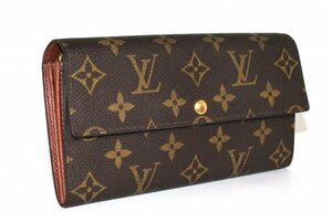 【超美品】 LOUIS VUITTON ルイヴィトン モノグラム ポシェットポルトモネクレディ 二つ折り長財布 M61725