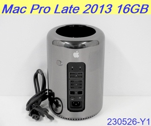 動作確認済◇Apple Mac Pro late 2013 16GB 3.7GHz クアッドコア Intel Xeon E5 HD.500GB W167xD167xH251 アップル/230526-Y1