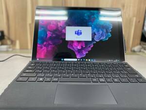 1円スタート　Microsoft 　Surface Pro 6 1796 SSD256　タブレット 4-18-B