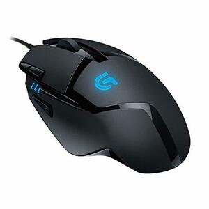 Logitech G402 Mouse ロジテック ゲーミング ブラック USB 有線 FPS RGB マ(中古品)