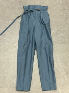 ★ブルネロクチネリBrunello Cucinelli レディスパンツ　定番　スモーキーブルー　クリーニング済み　36★