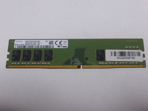 メモリ デスクトップパソコン用 Samsung DDR4-2400 PC4-19200 8GB 起動確認済みです