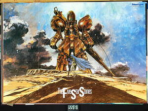 [Vintage] [New Item] [Delivery Free]1980s New type The Five Star Stories FSS Movie Poster ファイブスター物語 [tag2202]