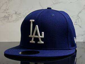 【未使用品】185KB 訳あり★NEW ERA 59FIFTY×MLB ロサンゼルス ドジャース Los Angeles Dodgers キャップ 大谷翔平《SIZE 7 3/4・61.5㎝》