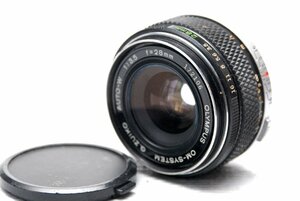 OLYMPUS オリンパス 純正 G.ZUIKO 28mm 単焦点高級ワイドレンズ 1:3.5 希少な作動品