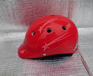 OGK 自転車用ヘルメット MILPOP2 キッズ 47cm～51cm 子供 赤 レッド