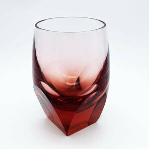 ボヘミアガラス モーゼル Moser グラス チェリーレッド ボヘミアン グラス 12.5cm