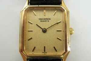 J346-J26-98◎ TECHNOS テクノス レディース クォーツ 腕時計 現状品① ◎