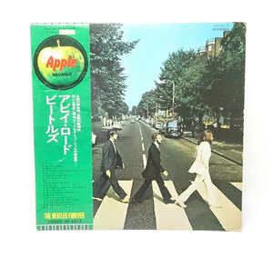 中古 帯つき The Beatles ビートルズ アビイ・ロード LP AP-8815