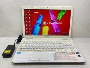 ☆1円スタート☆第2世代☆東芝 dynabook T451/58EW☆Core i7 2.20GHz/8GB/750GB/BD/無線/カメラ/Office/Windows 7 Home Premium DtoD領域☆