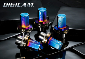 [送料無料] [DIGICAM] [K-SPEC] [品番:TNF15-TOYOTA16] [チタンナット 袋 M12-1.5 TOYOTA 純正] [16個] [7角] [全長:43.5mm(首上30mm)]