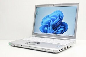 1円スタート ノートパソコン Windows11 Panasonic レッツノート CF-SV7 DVDマルチ 第8世代 Core i5 SSD256GB メモリ8GB Windows10 カメラ