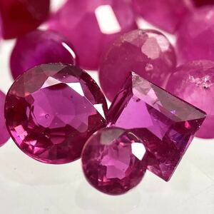 〔ルビールースおまとめ〕a重量約30ct 裸石 宝石 Ruby ruby コランダム 紅玉 jewelry ジュエリー DD5 ①