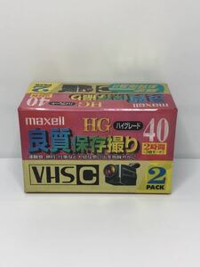 maxell VHS-Cビデオカセットテープ 40分 TC-40HG　2本セット 日立マクセル