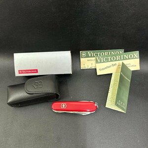 1円　未使用　VICTORINOX　ビクトリノックス　ナイフ　マルチツールナイフ　トラベルセット　ケース付き