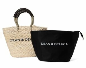 ◆未使用・タグ付◆DEAN＆DELUCA ディーン＆デルーカ/BEAMS COUTURE ビームスクチュール◆船形 保冷カゴバッグ 大◆手刺繍◆コラボ◆