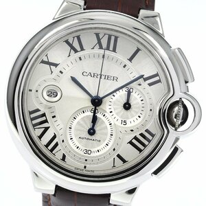 カルティエ CARTIER W6920078 バロンブルーLM デイト クロノグラフ 自動巻き メンズ _756003