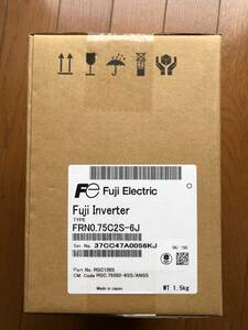 ☆1円スタート！新品未開封 FUJI インバーター FRN0.75C2S-6J 単相AC100V入力 0.75KW☆Y12C-035