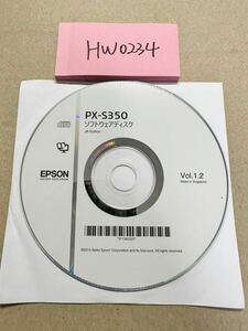 HW0234/中古品/EPSON PX-S350ソフトウエアディスクVol.1.2