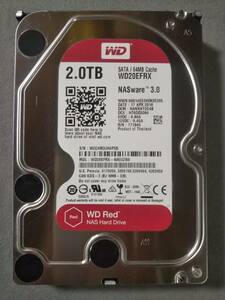 2TB Western Digital WD20EFRX-68EUZN0 3.5インチ SATA