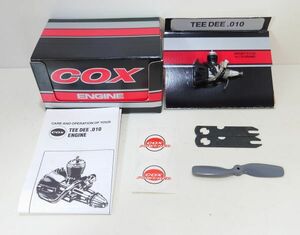 【未使用】 COX　TEE DEE　010　ENGINE　No.130　エンジン　飛行機 ラジコン　G240208880-43