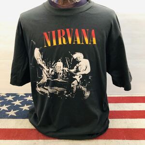 90年代バンド　ニルヴァーナ Nirvana XL バンドTシャツ　ロックT