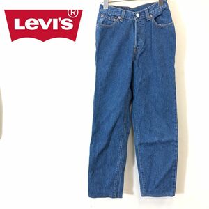 M1992-F-N◆ 90s ◆ old ◆ Levis リーバイス 17501-0115 デニムパンツ ジーンズ ボタンフライ USA製 ◆size7 コットン100 インディゴ 古着