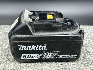 Ｇ１　【ジャンク品・バッテリーのみ】マキタ　makita　バッテリー　１８Ｖ　ＢＬ１８６０Ｂ