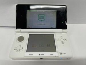 D250-K57-71 ◎ 任天堂 NINTENDO 3DS ニンテンドー3DS CTR-001 ゲーム機 本体 ホワイト 通電確認済み