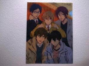 Free! -Take Your Marks-　クリアファイル　集合絵柄　単品　アニメディア 2018年2月号付録　京アニ　CF1910【全国一律185円発送】