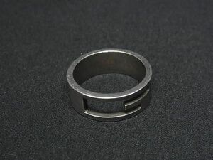 1円 GUCCI グッチ ブランデッドG SV925 リング 指輪 約20号 レディース メンズ シルバー系 AZ2148