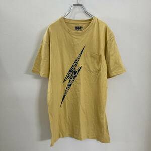 LIGHTNING BOLT/ 半袖 Tシャツ イエロー 黄色 メンズ L