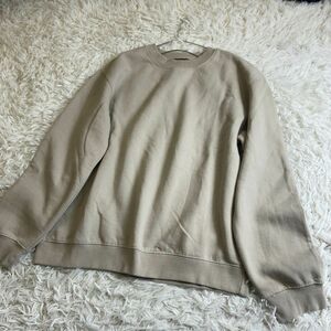 100円スタート◇ ZARA ザラ　シンプル トレーナー ベージュ