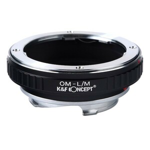 K&F Concept レンズマウントアダプター KF-OMM (オリンパスOMマウントレンズ → ライカMマウント変換）
