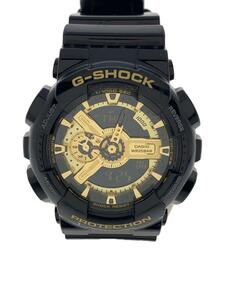 CASIO◆G-SHOCK クォーツ腕時計(GA-110GB)/デジアナ/BLK-GLD